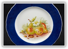 Judy Whiley - Dark Blue Fruit Plates 2