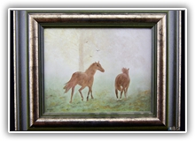 Lorraine Harlen - Framed Tile with Horses