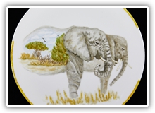 Lynette Smith - Elephants on a Plate