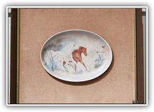 Monica Martin - Framed Horse Plate