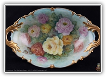 Shirley Humphrey - Oval Bowl with Roses